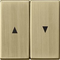 Лицевая панель Gira ClassiX для 2-кл. выключателя жалюзи бронза